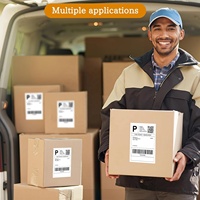 Étiquettes thermiques de qualité supérieure 4x6, autocollants personnalisés pour imprimante thermique et imprimante d'étiquettes, imperméables, vente en gros