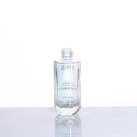 Bouteilles de lotion et de toner cosmétiques en verre de forme spéciale irisées personnalisées en usine, 30-300 ml, emballage de parfum avec logo personnalisé, fabriqué en Chine