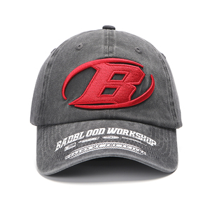 Mũ bóng chày thêu 3D chất lượng cao, vành rộng, kiểu dáng cổ điển, chất liệu dobby, dành cho nam nữ đầu to, cặp đôi, thời trang - Product Image 1