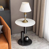 Hanyee 2025 – Nouvelle Arrivée : Ensemble de Tables Basses Convertibles Modernes et Minimalistes en Pierre Frittée et Acier Carbone pour Villas et Maisons