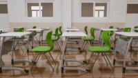 GM001-803 de Gamo Manufacturer Mobilier de salle de classe moderne en métal pour bureau d'école Werzalite