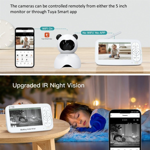 Prodotti di Tendenza <span class=keywords><strong>2026</strong></span> Nuovi Arrivi Baby Monitor Smart Tuya WiFi con Schermo LCD IPS <span class=keywords><strong>HD</strong></span> da 5 Pollici, Batteria da 5000mAh e Portata Wireless di 300m - Product Image 2