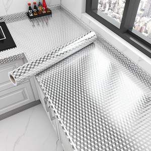 <span class=keywords><strong>Papel</strong></span> tapiz autoadhesivo ignífugo de alta temperatura <span class=keywords><strong>para</strong></span> gabinetes de <span class=keywords><strong>cocina</strong></span>-Adhesivo de lámina de estaño resistente a la humedad a prueba de aceite - Product Image 6