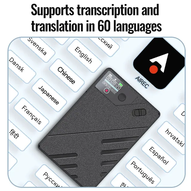 AI Voice Recorder ChatGPT APP Control MP3/WAV Audio Mind Map Real Time Transcription Summary Translation Phone Calls Recording