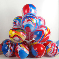 Ballon décoratif en latex à motif nuage coloré, ballon en agate nuageuse de 10 pouces, décoration de mariage et d'anniversaire