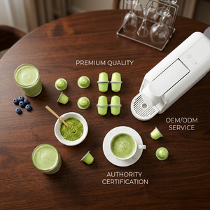Cápsulas de Matcha Chino Puro, Sin OMG, Etiqueta Limpia, Superalimento para Apoyo Antioxidante y Metabolismo, Bienestar Diario, Suplemento Dietético - Product Image 1