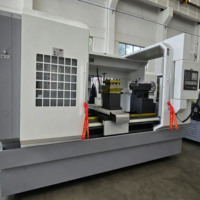 Torno CNC de Servicio Pesado CK61125, Torno Horizontal para Metal con Diámetro de Torneado de 1250 mm y Caja de Cambios de 4 Etapas