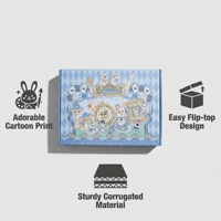 Boîtes d'expédition en carton ondulé pour le commerce électronique, imperméables, haut de gamme, doublées d'éponge, portables, recyclables, écologiques, pliables, avec poignée