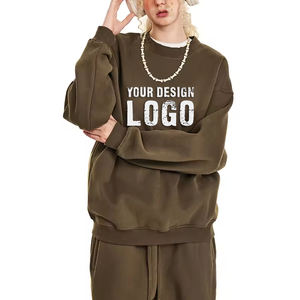 Sudadera de Mujer de Cuello Redondo, Talla Grande, Informal, de Color Sólido, para Exteriores - Product Image 1