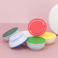 Bouchon en plastique personnalisé pour bec verseur, accessoires en plastique, bouchons en plastique de 42 mm à pression pour emballages de boîtes métalliques