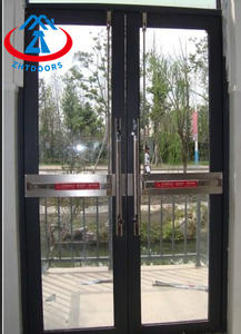 Portes en acier ZHTDOORS, double, 44 mm, vitrées, de sécurité incendie, homologuées, acier - Product Image 4