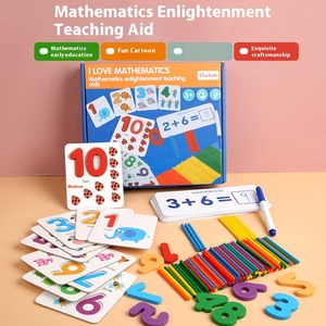 Trẻ em gỗ kỹ thuật số đồ chơi giáo dục cho giáo dục sớm Toán Học giác ngộ hỗ trợ giảng dạy cho mẫu giáo mầm non - Product Image 6