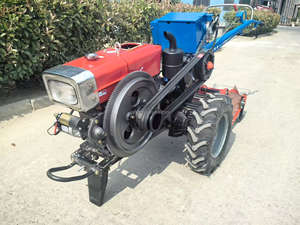 Tracteur diesel à guidage manuel pour le travail du sol rotatif, la construction de buttes, le labour des tiges, machine intégrée à double usage pour les vergers et les paysages en cas de sécheresse - Product Image 5