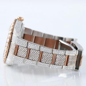 นาฬิกาเพชรโมอิสซาไนต์สไตล์ญี่ปุ่น ผลิตในอินเดีย นาฬิกาทันสมัยสำหรับเดินเล่นยามเย็น มีจำหน่ายในปริมาณมาก - Product Image 3