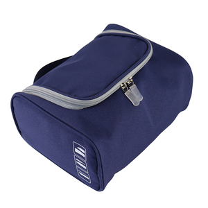 Wholesale Large Capacity 300d Cationic Cosmetic <b>Bag</b> Hanging Waterproof Hook Custom Logo Travel Portable Toiletry Organizer <b>Bag</b> - Product Image 5