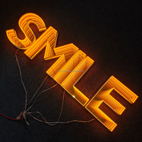 Enseigne lumineuse LED personnalisée en néon 3D avec effet miroir infini, enseigne de logo en miroir infini 3D accrocheuse, enseigne extérieure et intérieure pour entreprise et magasin