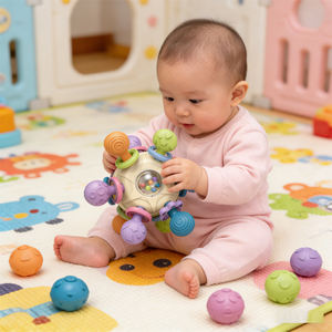 Giocattolo Manhattan Ball in Quattro Colori, Aiuta con Iperattività, Integrazione Sensoriale <span class=keywords><strong>e</strong></span> <span class=keywords><strong>Autismo</strong></span>, Gioco Educativo per Bambini - Product Image 1