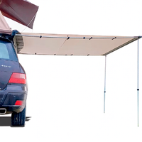 Auvent de toit pour voiture, tente latérale, auvent d'été, toile Oxford imperméable, annexe de haute qualité, camping en autonomie, arbor unique