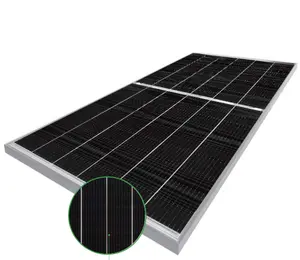Alle Zwarte Zonnepaneel 50W 80W 100W 300W 500W Mono Paneles N-Type fotovoltaïsche Modules Panel Voor Thuis Elektriciteit