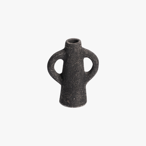 Nordic rustic style terracotta clay <b>vase</b>, handmade with artistic charm, perfect for aesthetic home decoration - Product Image 1