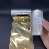 Ruban de résine de lavage or de haute qualité métallisé argent feuille de transfert thermique résine pour imprimante vente en gros