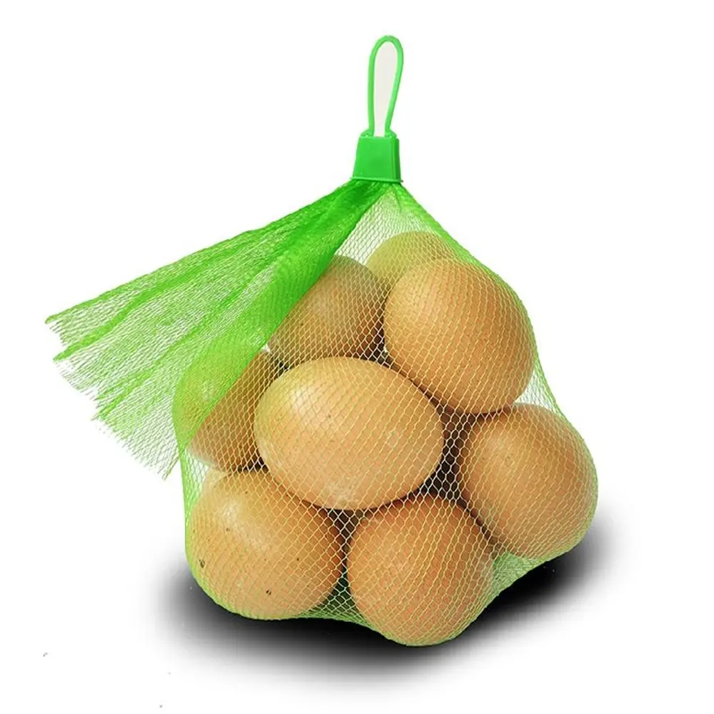 포장 재사용 야채 과일 장난감 메쉬 가방 사용자 정의 로고 인쇄 플라스틱 그물 가방