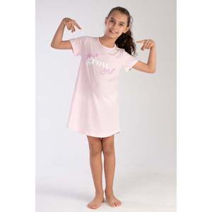 Tunique ovale à manches courtes pour filles, vêtements de nuit à col (3-4/9-10) - Product Image 5