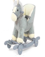 Chaise berçante en peluche pour bébé avec musique de berceuse, cheval à bascule pour enfants, ventes chaudes 2020