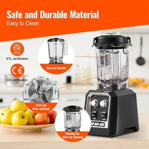 2000w machine à boissons commerciale robuste mélangeur haut <span class=keywords><strong>chef</strong></span> cuisine mélangeur électrique écraser glace mélangeur haute performance licuadora - Product Image 3