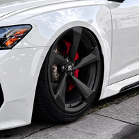 Velg Racing Monoblock Deep Concave Forged Custom 5x112 5x120 5x114.3 untuk Mobil Audi VW Golf Mk7 Passat B8 Tiguan