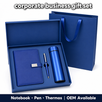 Coffret Cadeau d'Entreprise Haut de Gamme avec Carnet A5 Exécutif, Stylo Métallique et Mug de Voyage pour Anniversaire d'Entreprise, Faible MOQ, Échantillon Gratuit