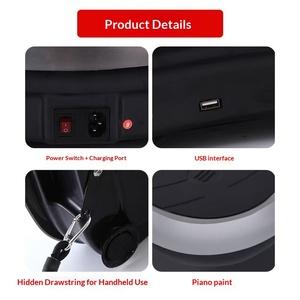 Équipement de fitness portable de haute qualité pour la maison, nouvelle plaque <span class=keywords><strong>vibrante</strong></span> pour exercices du corps entier en matériau ABS amincissant, 180W, charge maximale 150kg - Product Image 6