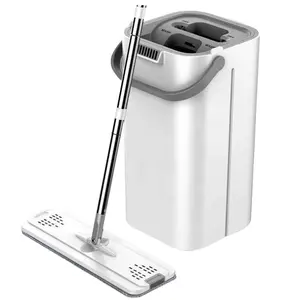 Bộ Cây Lau Nhà 360 Độ Không Cần Cầm Tay, Bộ Xô Lau Sàn Tự Động - Product Image 1