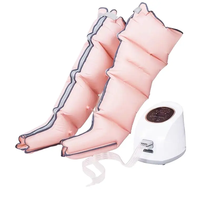 Nouveau masseur de jambes à air comprimé 2024 pour la relaxation musculaire, drainage lymphatique, pression d'air 60-240 mmHg, réflexologie pour la circulation
