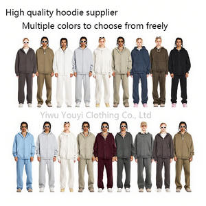 Coupe-vent de sport unisexe 100% coton tricoté Survêtements pour coupe-vent d'automne - Product Image 5