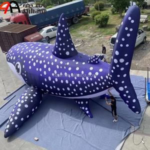 Modèle de requin baleine gonflable géant AnHang de 12 m pour la publicité extérieure et la décoration d'événements, grand animal marin gonflable - Product Image 6