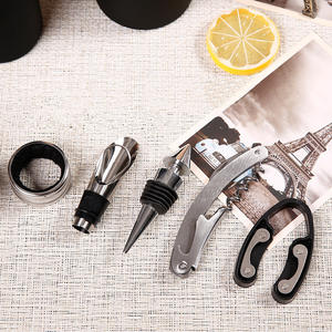 अनुकूलन योग्य लोगो 5-टुकड़ा शराब के आकार के पर्यावरण के अनुकूल pps + स्टेनलेस स्टील बोतल ओपनर उपहार सेट बहुक्रियाशील - Product Image 4