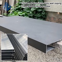 Meilleures ventes : Capuchons de parapet de balcon durables et personnalisables avec canaux intégrés pour bandes LED, capuchons de mur de cour en métal à visser
