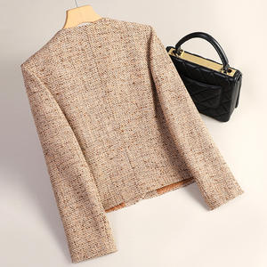 IStapromo Gifts High-EndStyle Women's <b>Coat</b> Socialite Temperament Foreign Style Small Short Woolen Top Elegant Blazers - Product Image 4