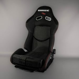 俄罗斯热卖通用一对可倾斜蓝色织物布碳纤维赛车座椅GIAS LowMax带双滑块 - Product Image 1