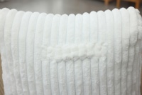 Bolsa de frijoles de piel sintética con rayas traseras altas, nuevo producto divertido, silla, espuma viscoelástica, diseño moderno, bolsas de frijoles