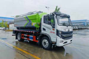 Véhicule de dragage de canalisations d'égouts Dongfeng T3 12m³ à 2 essieux et 6 roues, moteur Yuchai, personnalisé en usine, export - Product Image 4