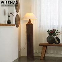 WISEMAX FURNITURE Français rétro lampadaire lumière luxe tissu lampe de table antique LED lampe de bureau décor à la maison pour villa hôtel chambre à coucher