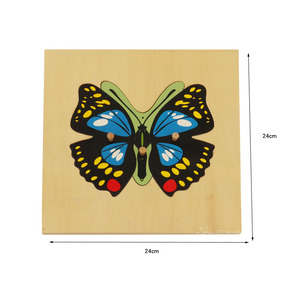 Bo003 nhà máy và động vật Montessori Câu Đố bán buôn Montessori Vật liệu Nhà cung cấp bằng gỗ Đồ chơi giáo dục cho trẻ em học tập - Product Image 5