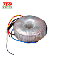 Transformateur toroïdal élévateur de tension 110V 220V pour amplificateur audio, isolation basse fréquence AC-AC, haute efficacité HiFi
