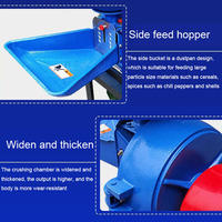Broyeur de céréales domestique Mini fraiseuse de riz industrielle avec broyeur d'épices à grains entiers