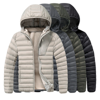 Vêtements en gros OEM/ODM – Ensemble tactique d'hiver deux pièces avec gilet, veste à capuche et manches longues zippées, motif unisexe