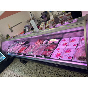 Vitrine Réfrigérée Commerciale à Comptoir Ouvert <span class=keywords><strong>pour</strong></span> Présentation <span class=keywords><strong>de</strong></span> Fruits <span class=keywords><strong>de</strong></span> Mer, Viandes Fraîches et Aliments Froids (Occasion) - Product Image 3