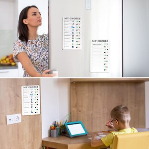 Tùy chỉnh di động để làm danh sách 3D Memo Pads cho nhiều trẻ em nhựa công việc của tôi Biểu đồ cho người lớn trẻ em lập kế hoạch danh sách kiểm tra bảng - Product Image 6