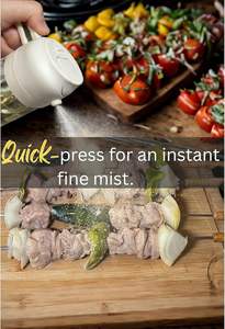 Dispensador de Aceite y Vinagre 2 en 1 de Vidrio Multifuncional, Rociador de Aceite de Oliva para Cocina - Product Image 2